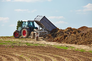 Image showing Tractor at work