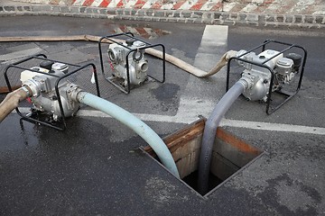 Image showing Water Pumping