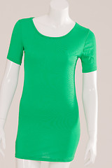 Image showing T-Shirt long green