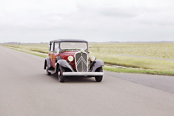 Image showing Oldtimer on the dike