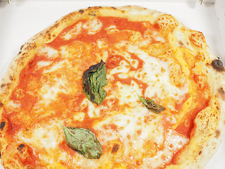 Image showing Margherita pizza carton