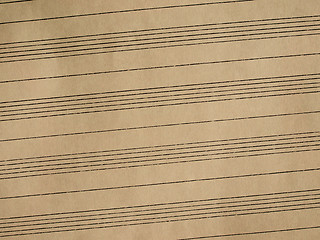 Image showing Sheet music