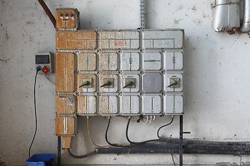 Image showing Industrial switch board