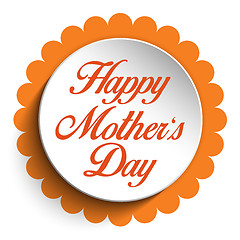 Image showing Happy Mother Day Heart Tag Background
