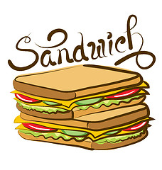 Image showing Vector Sandwich