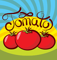 Image showing Vector Tomato