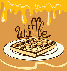 Image showing Vector Waffle