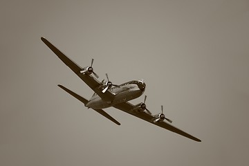 Image showing Vintage Aircraft in the Air