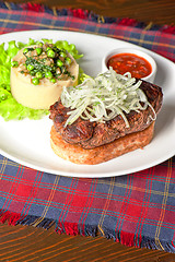 Image showing Gourmet steak meat