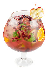 Image showing Berries and fruit cocktail