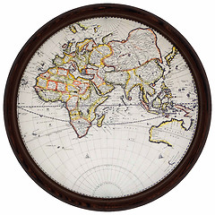 Image showing ancient world map