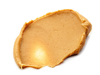 Image showing peanut butter spread isolated on white 