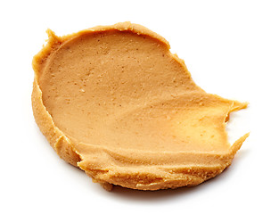 Image showing peanut butter spread isolated on white 