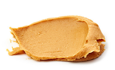 Image showing peanut butter spread isolated on white 