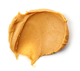 Image showing peanut butter spread isolated on white 