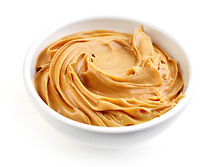 Image showing bowl of peanut butter