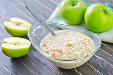 Image showing porridge with apple