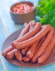 Image showing sausages