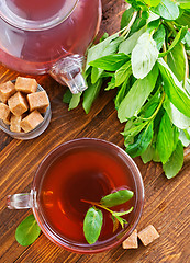 Image showing mint tea