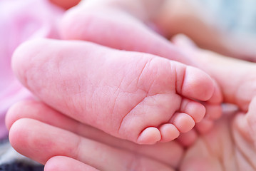 Image showing baby\'s foot