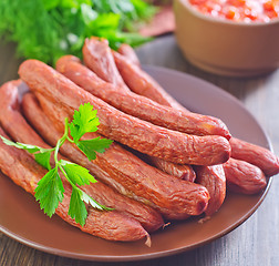 Image showing sausages