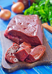 Image showing raw liver