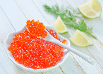 Image showing salmon caviar