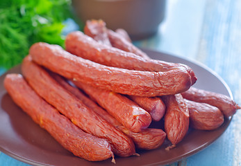 Image showing sausages