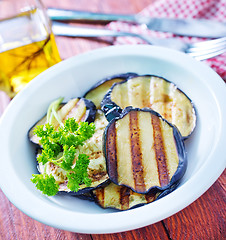 Image showing fried eggplant