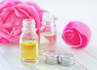 Image showing rose oil