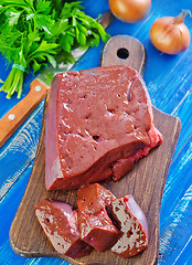 Image showing raw liver