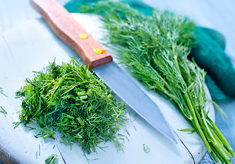 Image showing fresh dill