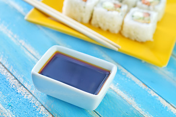 Image showing sushi