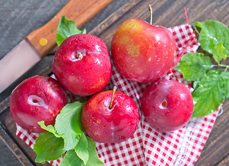 Image showing fresh plums