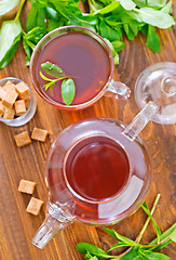 Image showing mint tea