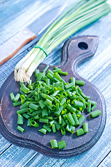 Image showing green onion