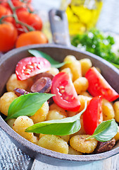 Image showing fried gnocchi