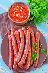 Image showing sausages