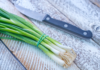 Image showing green onion