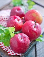 Image showing fresh plums