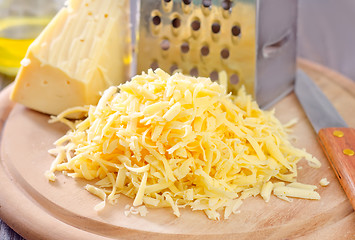 Image showing cheese on the board