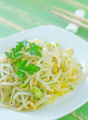 Image showing salad with sprouts