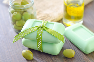 Image showing homemade soap