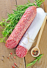 Image showing salami