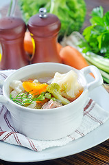 Image showing fresh soup