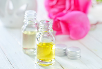 Image showing rose oil