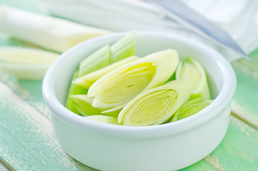 Image showing fresh leek