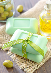 Image showing homemade soap
