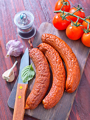 Image showing sausages