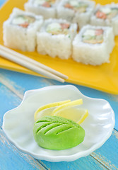 Image showing sushi